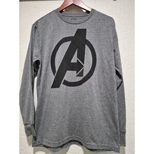 Marvel the Mighty Avengers Long Sleeve T-Shirt Size M GRAY